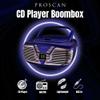 PROSCAN ELITE Retro CD Player - Portable Radio Boombox CD Player AM/FM Radio, AUX Input AC Powered or Battery Operated (Blue) view 3