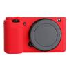 for Sony ZV-E10 Camera Case,Silicone Rubber Camera Housing Protective Cover Case for Sony ZV-E10,Red view 2