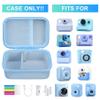 BOVKE Kids Instant Print Camera Case for Dylanto for ESOXOFFORE for DUDUDRAGON for Cimizi for Gofunly for YEEHAO for SOOGOOEY Kids Instant Cameras, Kids Camera Storage Holder Organizer Bag, Blue view 2