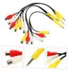 12pcs Adapter Cable Way Audio and Video Splitter Compatibility for Tv DVD Power Amplifier and More view 3