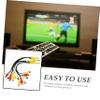 12pcs Adapter Cable Way Audio and Video Splitter Compatibility for Tv DVD Power Amplifier and More view 4