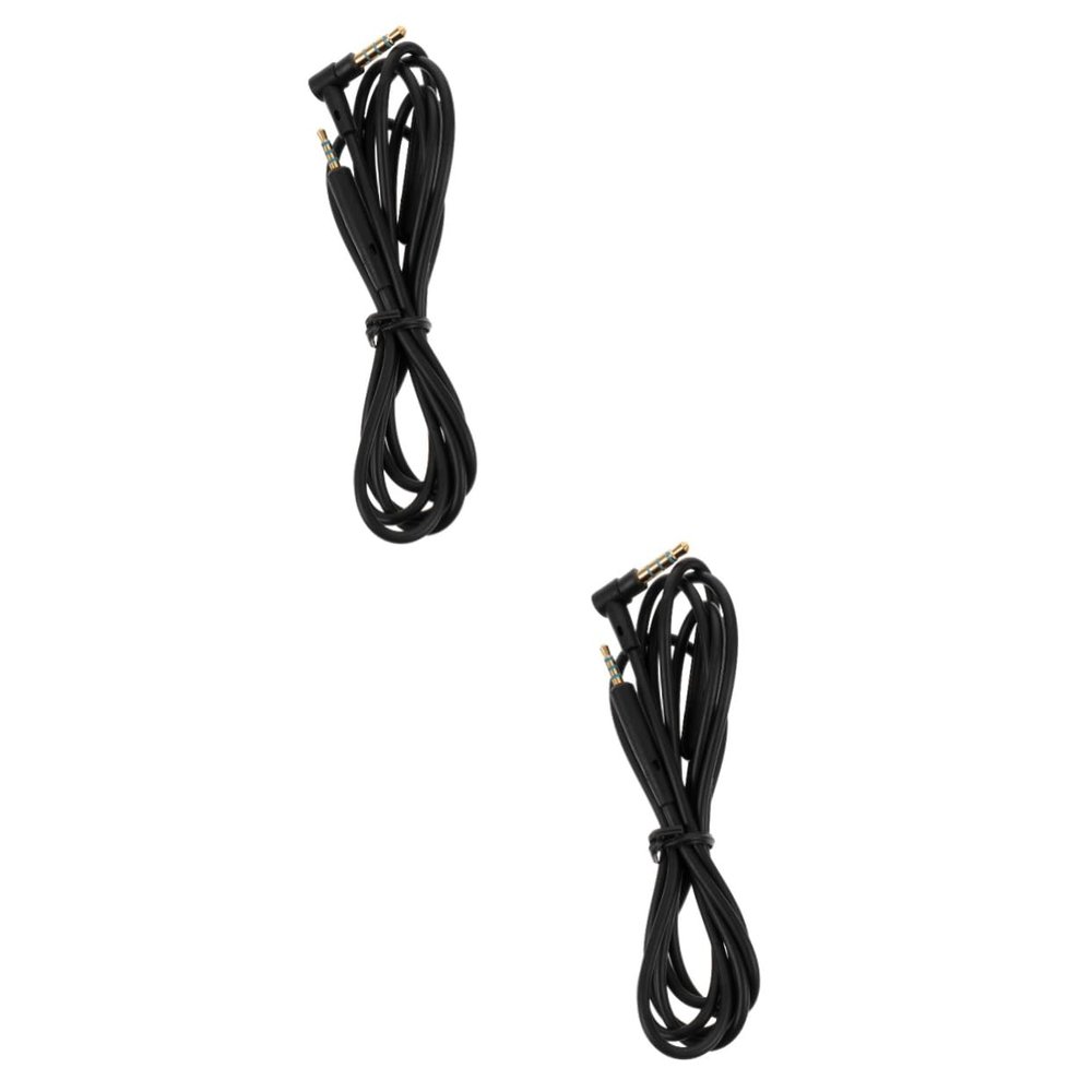 2pcs Audio Replacement Cable Compatible Headphones Audio Cord High Fidelity Sound Quality Fit for Apple and Devices