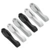 12 Pcs Adhesive Cord Keeper - Headphone Cord Organizer and Extension Cord Holder for Home Office and Kitchen, Self-Adhesive Silicone Cable Management (Black) view 1
