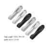 12 Pcs Adhesive Cord Keeper - Headphone Cord Organizer and Extension Cord Holder for Home Office and Kitchen, Self-Adhesive Silicone Cable Management (Black) view 3