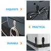 12 Pcs Adhesive Cord Keeper - Headphone Cord Organizer and Extension Cord Holder for Home Office and Kitchen, Self-Adhesive Silicone Cable Management (Black) view 4