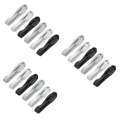 DirectNine Basics 18pcs Cable Storage Holder for Desk Accessories Adhesive Cord Organizers Multi-scene Wire Holders