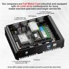 Kinupute Rugged Fanless Industrial Mini PC, Desktop Computer Core i7-5500U 2.4-3.0GHz, Win-10 Pro, 8G RAM, 256G SSD, 2xNICs, 2xCOM RS232, HDMI/VGA Port, 4xUSB3.0, WiFi, Auto Power On, Full Metal Case view 4