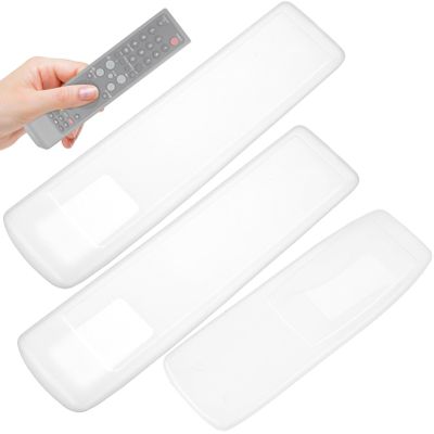 3 Pcs Remote Control Case Clear Controller Protector Clear Sleeve Remote Controller Dust Covers Tv Television Sleeve Dust Jacket Detachable