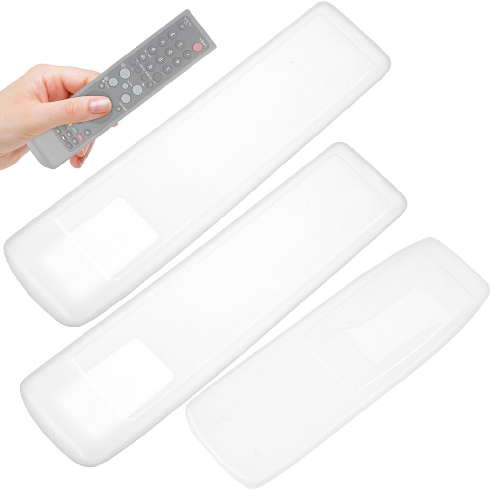 3 Pcs Remote Control Case Clear Controller Protector Clear Sleeve Remote Controller Dust Covers Tv Television Sleeve Dust Jacket Detachable