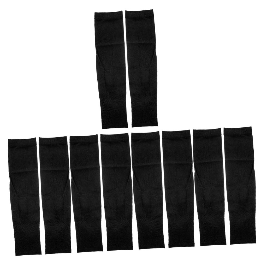 BESPORTBLE 5pairs Cooling Arm Sleeves for Men Women Boy Girl Uv Compression Arm Protectors for Outdoor Activities Fit for Fishing Cycling Running and Sports