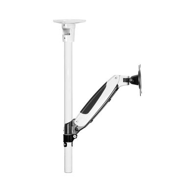 Monitor Desk Ceiling Mount Monitor Bracket, Multifunctional Air Pressure Monitor Hanger, Full Motion Monitor Stand Arm for 15-27" Screens, Holds up to 17.6lbs Monitor Stand ( Color : A , Size : 460MM