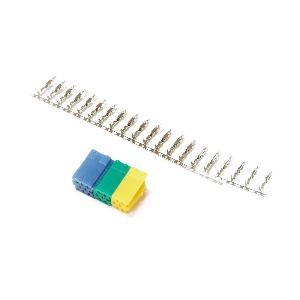 DEUSES [Replacement car Parts] 2021 Aux Cable Connectors Mini ISO for VW for Becker for Fiat CD Changer [Replacement]