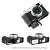 JJC Metal Hand Grip Secure Handle Bracket & Soft Shutter Release Button for Fuji Fujifilm X100V X100F Cameras view 3