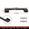 YEAHSO Black Handles for Furniture Parts Cabinet Knobs and Handles Kitchen Handles Drawer Knobs Pulls Cupboard Hardware Accessories 1Pcs view 2