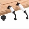 YEAHSO Zinc Alloy Black/White Door Handles Ceramic Drawer Pulls Knob Kitchen Cabinet Handles and Knobs Furniture 1Pcs view 3