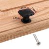 YEAHSO Black Furniture Handles Cabinet Knobs and Handle Kitchen Door Knobs Dresser Cupboard Wardrobe Pull Handle 1Pcs view 2