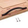 YEAHSO Black Cabinet Handles Solid Aluminum Alloy Kitchen Cupboard Pulls Drawer Knobs Furniture Handle Hardware 1Pcs (Color : Black) view 2
