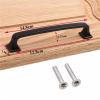 YEAHSO Black Cabinet Handles Solid Aluminum Alloy Kitchen Cupboard Pulls Drawer Knobs Furniture Handle Hardware 1Pcs view 2