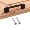 YEAHSO Black Cabinet Handles Solid Aluminum Alloy Kitchen Cupboard Pull Drawer Knobs Furniture Handle Hardware 1Pcs view 2