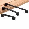 YEAHSO Black Cabinet Handles Solid Aluminum Alloy Kitchen Cupboard Pull Drawer Knobs Furniture Handle Hardware 1Pcs view 4