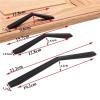 YEAHSO Black Cabinet Handle Square Furniture Hardware Stainless Steel Kitchen Door Knobs Cupboard Wardrobe Drawer Pulls 1Pcs view 4
