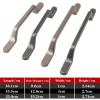 YEAHSO Zinc Alloy Pearl Gray Gold Cabinet Pulls Handles Drawer Handle Knobs Kitchen Cupboard Furniture Hardware 1Pcs (Color : Gris) view 4