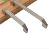 YEAHSO Zinc Alloy Pearl Gray Gold Cabinet Handles Solid Drawer Knobs Kitchen Cupboard Door Pulls Furniture Hardware 1Pcs (Color : Gris) view 3