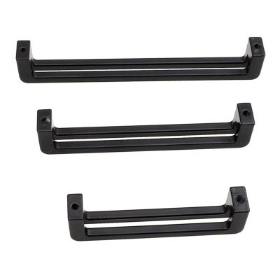 YEAHSO Zinc Alloy Black Cabinet Handles Kitchen Door Pulls Drawer Knobs Furniture Handle 1Pcs