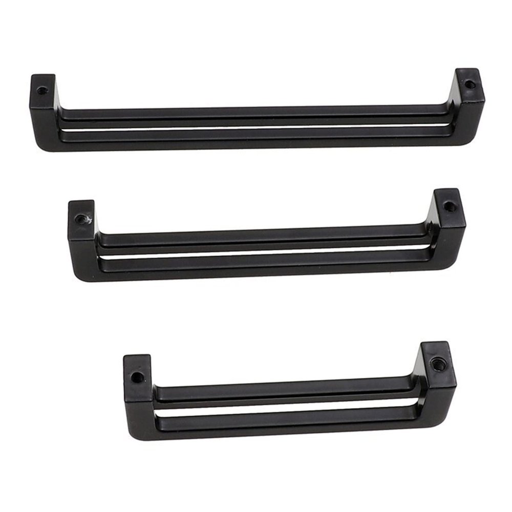 YEAHSO Zinc Alloy Black Cabinet Handles Kitchen Door Pulls Drawer Knobs Furniture Handle 1Pcs
