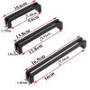 YEAHSO Zinc Alloy Black Cabinet Handles Kitchen Door Pulls Drawer Knobs Furniture Handle 1Pcs view 4