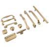 YEAHSO Matte Gold Cabinet Handles Solid Aluminum Alloy Kitchen Cupboard Pulls Drawer Knobs Furniture Handle Hardware 1Pcs view 1