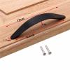 YEAHSO Black Solid Space Aluminum Handle Wardrobe Door Small Drawer Cabinet Furniture 1Pcs view 2