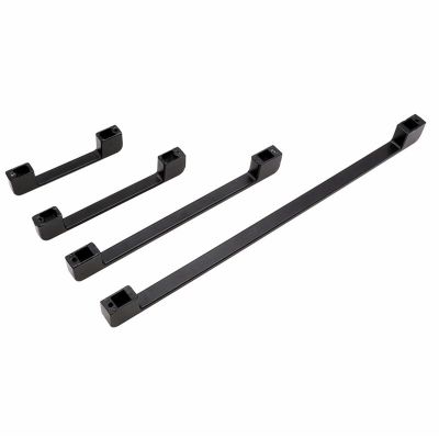 YEAHSO Aluminum Alloy Black Cabinet Handles Kitchen Cupboard Door Pulls Drawer Knobs Fashion Furniture Hardware 1Pcs (Color : Black)