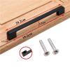 YEAHSO Aluminum Alloy Black Cabinet Handles Kitchen Cupboard Door Pulls Drawer Knobs Fashion Furniture Hardware 1Pcs (Color : Black) view 2