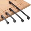 YEAHSO Aluminum Alloy Black Cabinet Handles Kitchen Cupboard Door Pulls Drawer Knobs Fashion Furniture Hardware 1Pcs (Color : Black) view 3