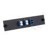fyboptwu 6-Port LC Duplex SM Fiber Patch Panel with 3 UPC Adapters, 3pcs view 3