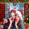 15x10ft Christmas Backdrop Winter Snowy Forest Window Wonderland Photography Background Merry Xmas New Year Eve Family Party Banner Decorations Supplies Photo Booth Props view 3