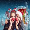 10x6.5ft Christmas Backdrop Winter Snowflakes Santa Cabin Photography Background Kids Xmas Fairy Themed Party Banner Decorations Supplies Photo Booth Props view 4