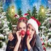 12x8ft Christmas Backdrop Winter Snowflakes Snowman Pine Tree Forest Photography Background Merry Xmas Family New Year Party Banner Decorations Supplies Photo Booth Props view 3