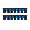 fyboptwu 12-Port LC Duplex SM Fiber Patch Panel with 6 UPC Adapters, 2pcs view 1