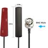 RedYutou Car Antenna BNC Male Antenna VHF UHF Car Adhesive Hidden Patch Antenna Truck Car Antenna 10ft cable view 2