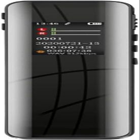 ARTSZY Digital Voice Activated Recorder 1536kbps Long Recording Rechargeable Password Protection Audio Recording