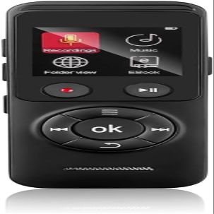 ARTSZY Professional 8GB Voice Recorder Dictaphone Rechargeable MP3 Player Portable Compact 20H Digital Sound Recording Pen