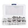 100 PCS Fast Blow Glass Fuse Box Kit 5x20 250V for Circuit Current Protection 5 * 20mm 0.2/0.5/1/2/3/5/8/10/15/20A, ASDEHH231 view 4