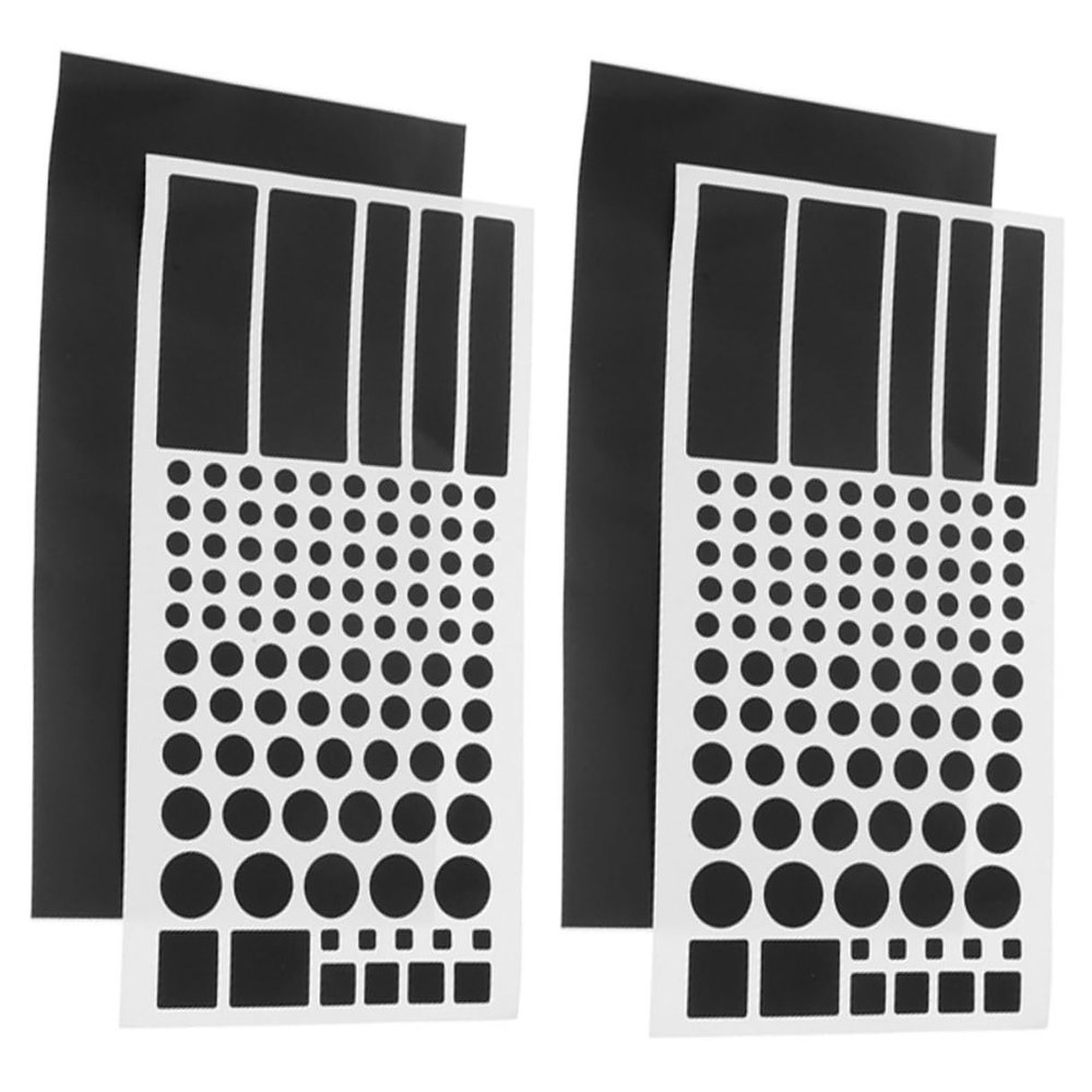 Hemobllo Light Blocking Sticker Pack 4 Sheets Stickers for Electronics Blackout Shading for Led Lights