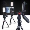 Rollei Creator Grip Mini Tripod: Flexible 3-in-1 Tripod for First-Class Shooting with 360 Rotating Head, Compact Camera Mount & Smartphone Holder view 2