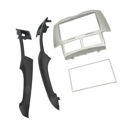 Car Radio Frame Fascia Panel for Vitz Platz 2005-2011 2Din Stereo Replacement Compatible with Factory Design