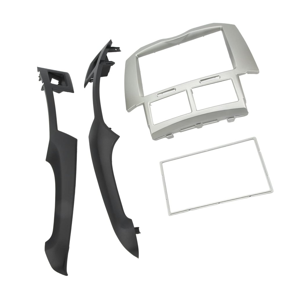 Car Radio Frame Fascia Panel for Vitz Platz 2005-2011 2Din Stereo Replacement Compatible with Factory Design