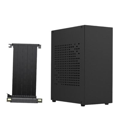Aluminum Mini ITX Chassis for Gaming Desktop PC Case USB3.0 Support Graphics Card RTX2070 With PCIE3.0 Cable Computer Case A07 Game Independent All