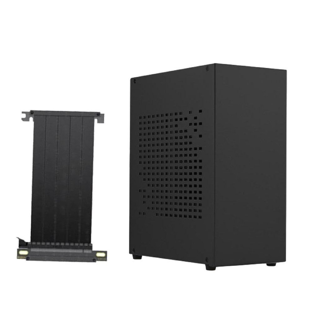 Aluminum Mini ITX Chassis for Gaming Desktop PC Case USB3.0 Support Graphics Card RTX2070 With PCIE3.0 Cable Computer Case A07 Game Independent All
